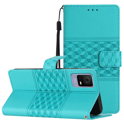 Diamond Embossed Skin Feel Leather Phone Case with Lanyard, For TCL 405 / 406 / 408, For Tecno Pop 7 Pro, For Tecno Spark Go 2023, For Xiaomi 13, For Xiaomi 13 Pro, For Xiaomi Redmi Note 12 Pro 5G China, For Xiaomi Redmi Note 12 5G China