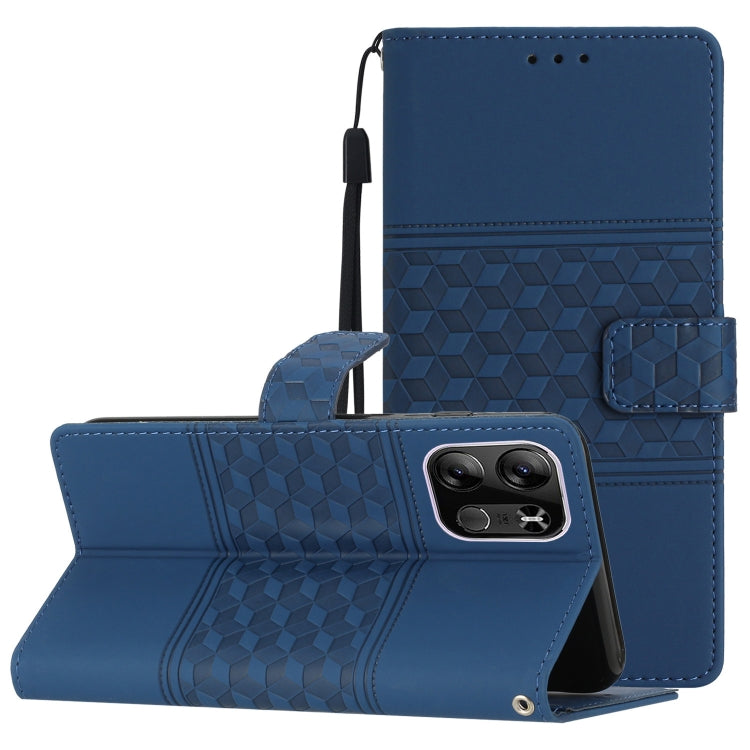 Diamond Embossed Skin Feel Leather Phone Case with Lanyard, For TCL 405 / 406 / 408, For Tecno Pop 7 Pro, For Tecno Spark Go 2023, For Xiaomi 13, For Xiaomi 13 Pro, For Xiaomi Redmi Note 12 Pro 5G China, For Xiaomi Redmi Note 12 5G China