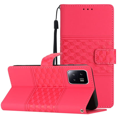 Diamond Embossed Skin Feel Leather Phone Case with Lanyard, For TCL 405 / 406 / 408, For Tecno Pop 7 Pro, For Tecno Spark Go 2023, For Xiaomi 13, For Xiaomi 13 Pro, For Xiaomi Redmi Note 12 Pro 5G China, For Xiaomi Redmi Note 12 5G China
