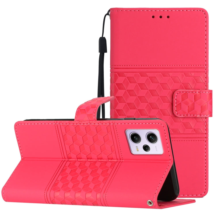 Diamond Embossed Skin Feel Leather Phone Case with Lanyard, For TCL 405 / 406 / 408, For Tecno Pop 7 Pro, For Tecno Spark Go 2023, For Xiaomi 13, For Xiaomi 13 Pro, For Xiaomi Redmi Note 12 Pro 5G China, For Xiaomi Redmi Note 12 5G China