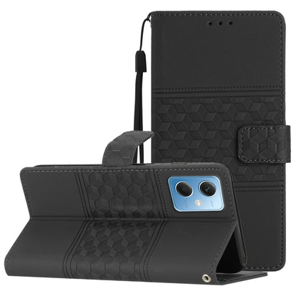 Diamond Embossed Skin Feel Leather Phone Case with Lanyard, For TCL 405 / 406 / 408, For Tecno Pop 7 Pro, For Tecno Spark Go 2023, For Xiaomi 13, For Xiaomi 13 Pro, For Xiaomi Redmi Note 12 Pro 5G China, For Xiaomi Redmi Note 12 5G China