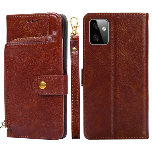 Zipper Bag Leather Phone Case, For Motorola Moto G Power 2023, For OPPO Find X6 5G, For OPPO Find X6 Pro 5G, For Realme C55 4G, For Realme GT Neo5, For Realme V30 5G / V30T, For Tecno Camon 19 / 19 Pro, For Tecno Pop 6 Pro, For Tecno Pova 4 Pro        ...