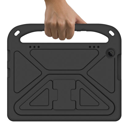 Black EVA shockproof tablet case back with textured grip and port cutouts