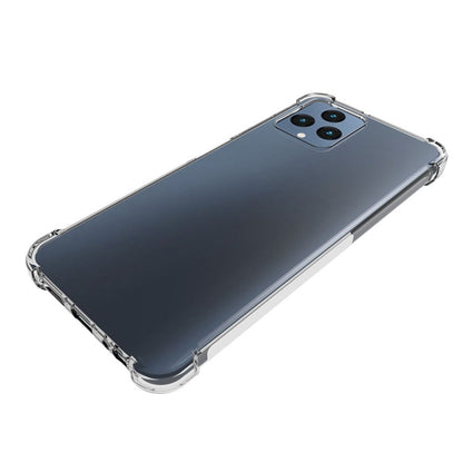 Clear TPU phone case, slim coverage with camera cutout and shock-absorbing corners