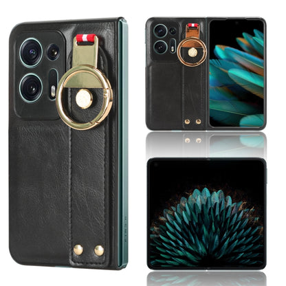 Wristband Leather Back Phone Case, For OPPO Find N3 / OnePlus Open, For OPPO Find N2, For OPPO Find N, For OPPO Find X6 5G, For OPPO Find X6 Pro 5G, For Realme C55