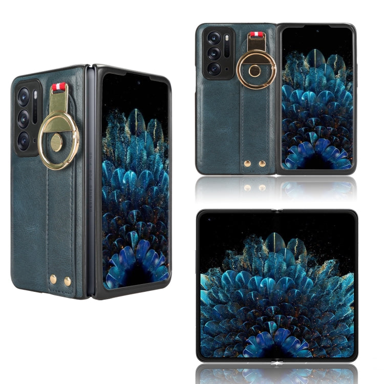 Wristband Leather Back Phone Case, For OPPO Find N3 / OnePlus Open, For OPPO Find N2, For OPPO Find N, For OPPO Find X6 5G, For OPPO Find X6 Pro 5G, For Realme C55
