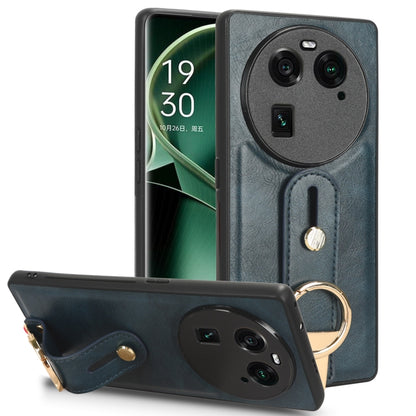 Wristband Leather Back Phone Case, For OPPO Find N3 / OnePlus Open, For OPPO Find N2, For OPPO Find N, For OPPO Find X6 5G, For OPPO Find X6 Pro 5G, For Realme C55