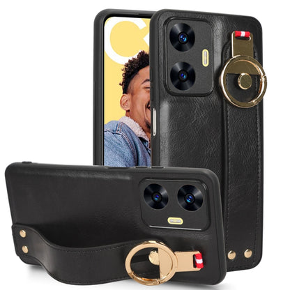 Wristband Leather Back Phone Case, For OPPO Find N3 / OnePlus Open, For OPPO Find N2, For OPPO Find N, For OPPO Find X6 5G, For OPPO Find X6 Pro 5G, For Realme C55