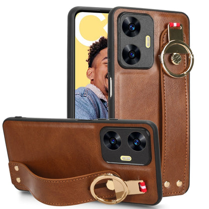 Wristband Leather Back Phone Case, For OPPO Find N3 / OnePlus Open, For OPPO Find N2, For OPPO Find N, For OPPO Find X6 5G, For OPPO Find X6 Pro 5G, For Realme C55