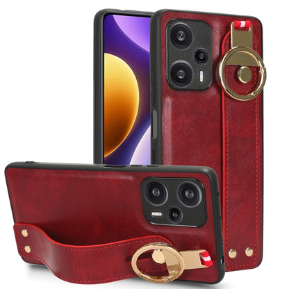 Wristband Leather Back Phone Case, For Xiaomi Poco M6 Pro 4G, For Xiaomi Redmi Note 13 Pro 4G, For Xiaomi Redmi A3, For Xiaomi Poco X6 Pro/Redmi K70E, For Xiaomi 14 Ultra, For Xiaomi Redmi 13C 4G/Poco C65, For Xiaomi 14 Pro, For Xiaomi 14              ...