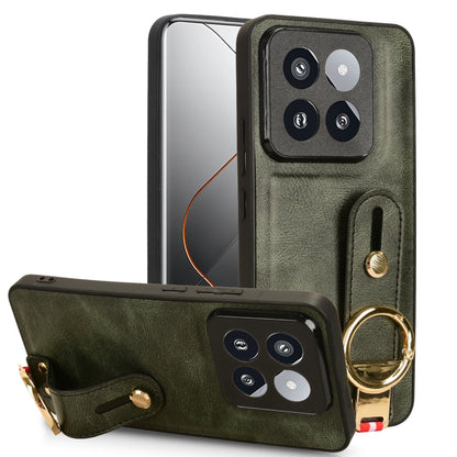 Wristband Leather Back Phone Case, For Xiaomi Poco M6 Pro 4G, For Xiaomi Redmi Note 13 Pro 4G, For Xiaomi Redmi A3, For Xiaomi Poco X6 Pro/Redmi K70E, For Xiaomi 14 Ultra, For Xiaomi Redmi 13C 4G/Poco C65, For Xiaomi 14 Pro, For Xiaomi 14              ...