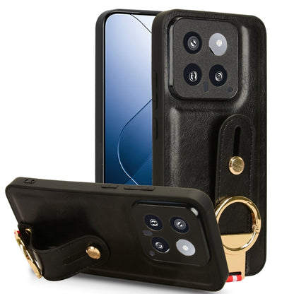 Wristband Leather Back Phone Case, For Xiaomi Poco M6 Pro 4G, For Xiaomi Redmi Note 13 Pro 4G, For Xiaomi Redmi A3, For Xiaomi Poco X6 Pro/Redmi K70E, For Xiaomi 14 Ultra, For Xiaomi Redmi 13C 4G/Poco C65, For Xiaomi 14 Pro, For Xiaomi 14              ...