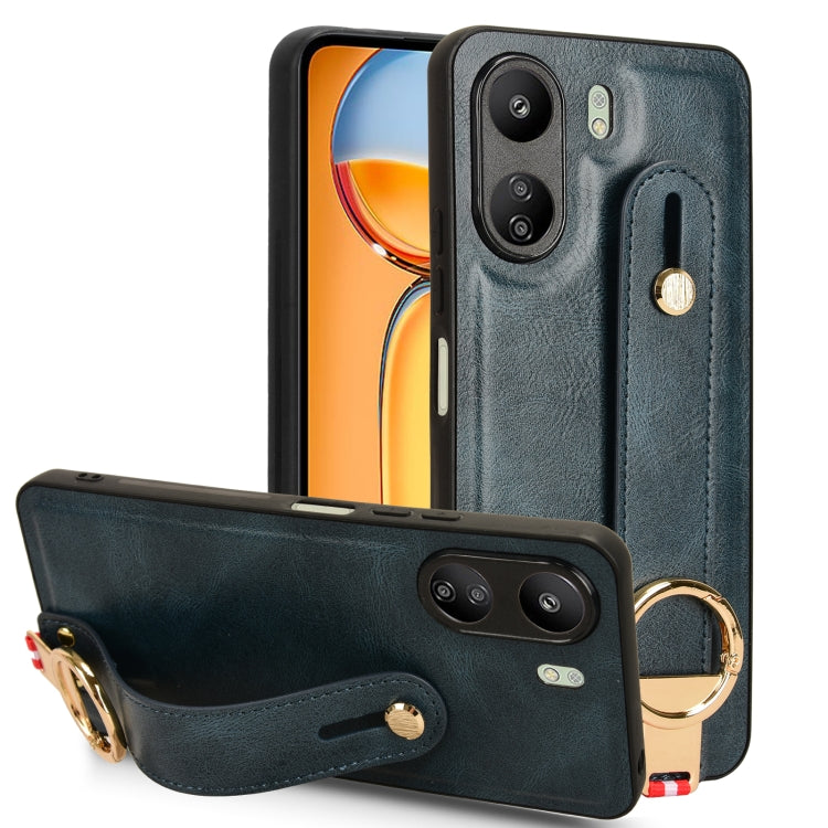 Wristband Leather Back Phone Case, For Xiaomi Poco M6 Pro 4G, For Xiaomi Redmi Note 13 Pro 4G, For Xiaomi Redmi A3, For Xiaomi Poco X6 Pro/Redmi K70E, For Xiaomi 14 Ultra, For Xiaomi Redmi 13C 4G/Poco C65, For Xiaomi 14 Pro, For Xiaomi 14              ...