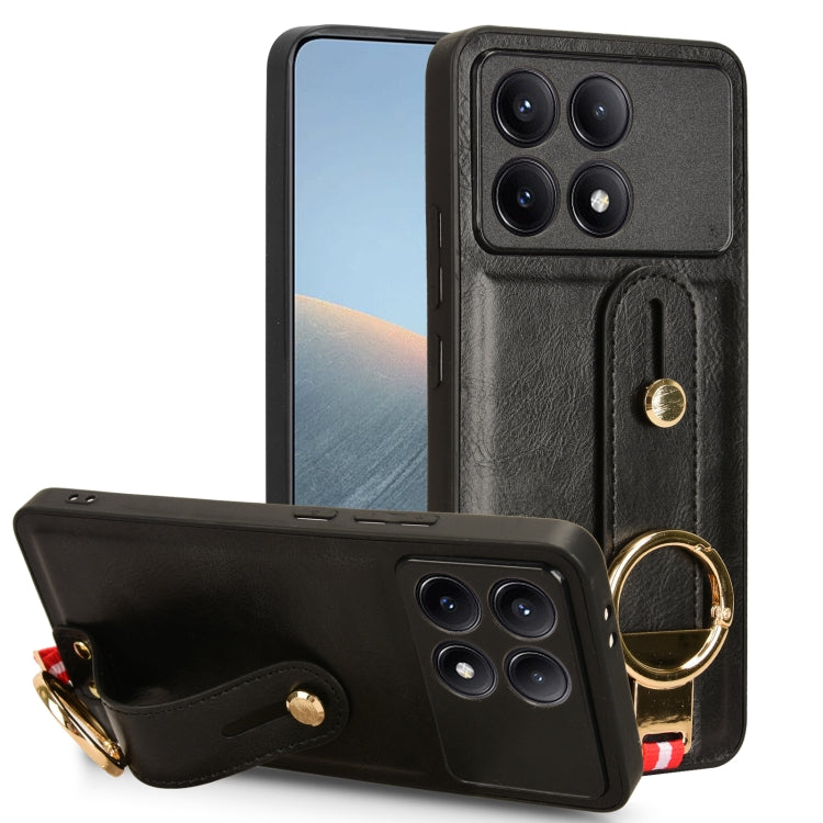 Wristband Leather Back Phone Case, For Xiaomi Poco M6 Pro 4G, For Xiaomi Redmi Note 13 Pro 4G, For Xiaomi Redmi A3, For Xiaomi Poco X6 Pro/Redmi K70E, For Xiaomi 14 Ultra, For Xiaomi Redmi 13C 4G/Poco C65, For Xiaomi 14 Pro, For Xiaomi 14              ...