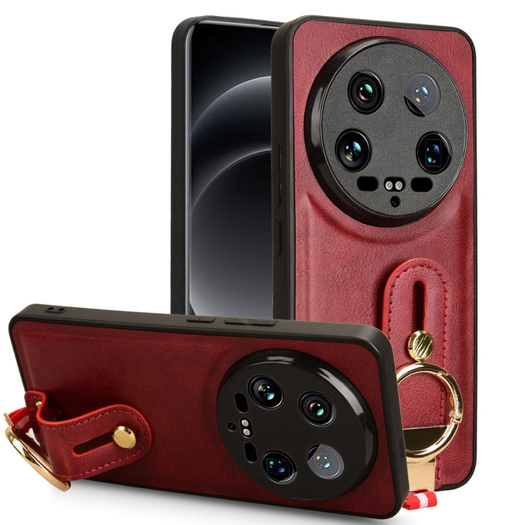 Wristband Leather Back Phone Case, For Xiaomi Poco M6 Pro 4G, For Xiaomi Redmi Note 13 Pro 4G, For Xiaomi Redmi A3, For Xiaomi Poco X6 Pro/Redmi K70E, For Xiaomi 14 Ultra, For Xiaomi Redmi 13C 4G/Poco C65, For Xiaomi 14 Pro, For Xiaomi 14              ...