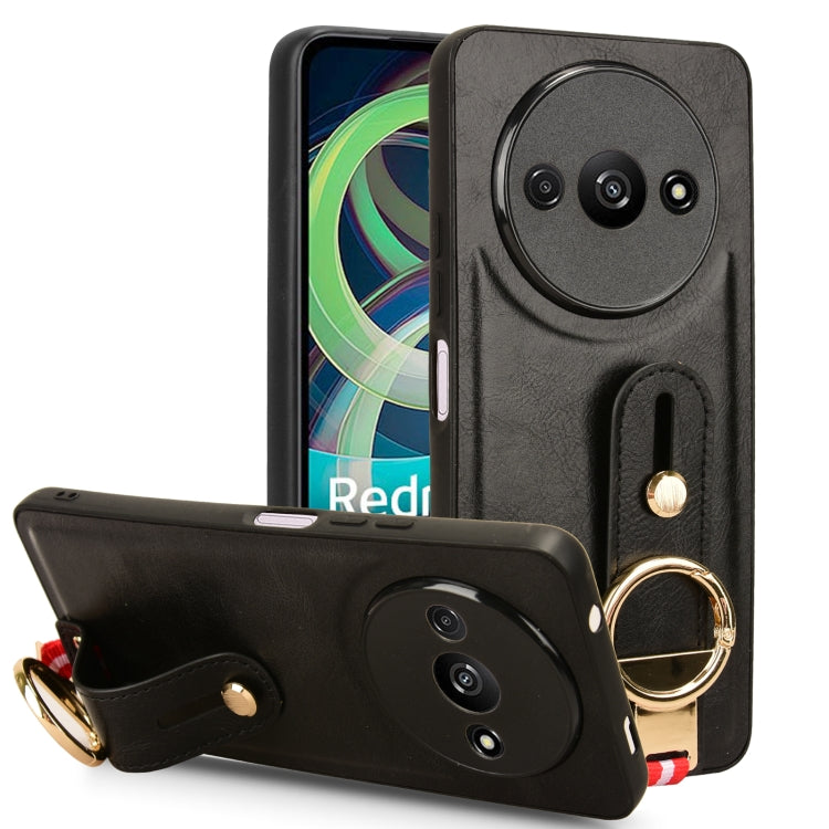 Wristband Leather Back Phone Case, For Xiaomi Poco M6 Pro 4G, For Xiaomi Redmi Note 13 Pro 4G, For Xiaomi Redmi A3, For Xiaomi Poco X6 Pro/Redmi K70E, For Xiaomi 14 Ultra, For Xiaomi Redmi 13C 4G/Poco C65, For Xiaomi 14 Pro, For Xiaomi 14              ...