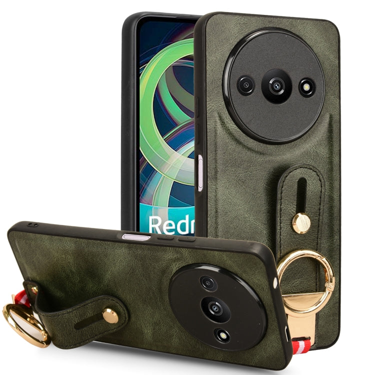 Wristband Leather Back Phone Case, For Xiaomi Poco M6 Pro 4G, For Xiaomi Redmi Note 13 Pro 4G, For Xiaomi Redmi A3, For Xiaomi Poco X6 Pro/Redmi K70E, For Xiaomi 14 Ultra, For Xiaomi Redmi 13C 4G/Poco C65, For Xiaomi 14 Pro, For Xiaomi 14              ...