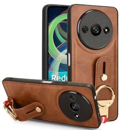 Wristband Leather Back Phone Case, For Xiaomi Poco M6 Pro 4G, For Xiaomi Redmi Note 13 Pro 4G, For Xiaomi Redmi A3, For Xiaomi Poco X6 Pro/Redmi K70E, For Xiaomi 14 Ultra, For Xiaomi Redmi 13C 4G/Poco C65, For Xiaomi 14 Pro, For Xiaomi 14              ...