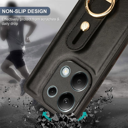 Wristband Leather Back Phone Case, For Xiaomi Poco M6 Pro 4G, For Xiaomi Redmi Note 13 Pro 4G, For Xiaomi Redmi A3, For Xiaomi Poco X6 Pro/Redmi K70E, For Xiaomi 14 Ultra, For Xiaomi Redmi 13C 4G/Poco C65, For Xiaomi 14 Pro, For Xiaomi 14              ...