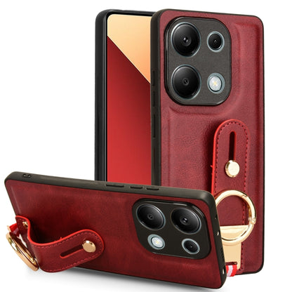 Wristband Leather Back Phone Case, For Xiaomi Poco M6 Pro 4G, For Xiaomi Redmi Note 13 Pro 4G, For Xiaomi Redmi A3, For Xiaomi Poco X6 Pro/Redmi K70E, For Xiaomi 14 Ultra, For Xiaomi Redmi 13C 4G/Poco C65, For Xiaomi 14 Pro, For Xiaomi 14              ...