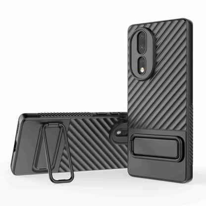 Wavy Texture TPU Phone Case with Lens Film, For Honor 80 5G, For Honor 80 Pro 5G, For Samsung Galaxy A14 5G, For Samsung Galaxy S23+ 5G, For Samsung Galaxy S23 Ultra 5G