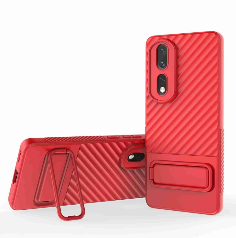 Wavy Texture TPU Phone Case with Lens Film, For Honor 80 5G, For Honor 80 Pro 5G, For Samsung Galaxy A14 5G, For Samsung Galaxy S23+ 5G, For Samsung Galaxy S23 Ultra 5G