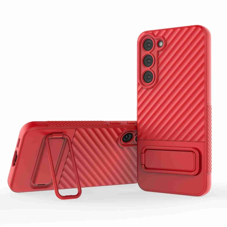 Wavy Texture TPU Phone Case with Lens Film, For Honor 80 5G, For Honor 80 Pro 5G, For Samsung Galaxy A14 5G, For Samsung Galaxy S23+ 5G, For Samsung Galaxy S23 Ultra 5G