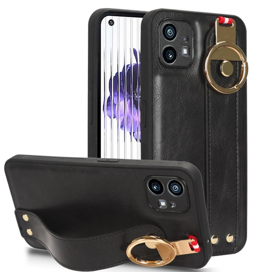 Wristband Leather Back Phone Case, For Nothing Phone 1, For Asus ROG Phone 5 ZS673KS, For Huawei P60 Art, For Huawei P60 / P60 Pro, For Motorola Edge 30 Ultra, For Honor X7A, For Honor X9A / X40, For OnePlus 11, For OnePlus 11R 5G