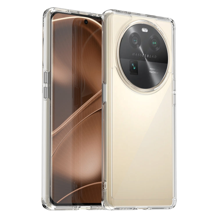 Clear transparent phone case with protective TPU/Acrylic frame and camera cutout