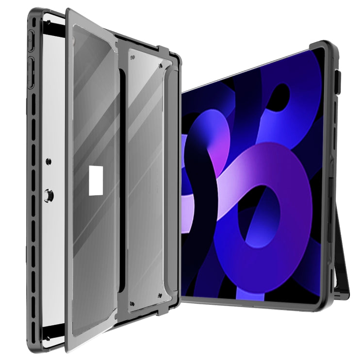 Shockproof tablet case with hard shell, dark gray, for Surface Pro 9