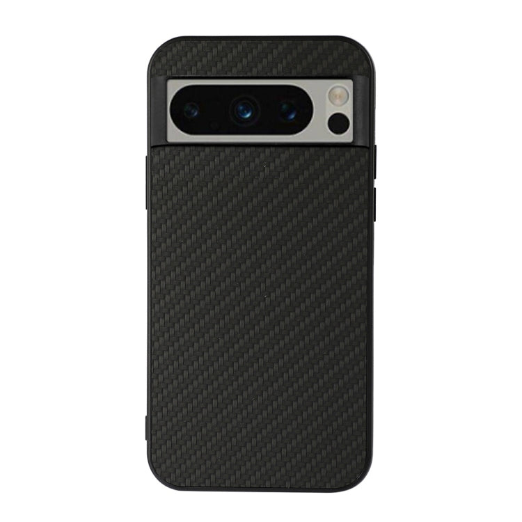 Carbon fiber texture PU phone case with dark pattern and camera cutout