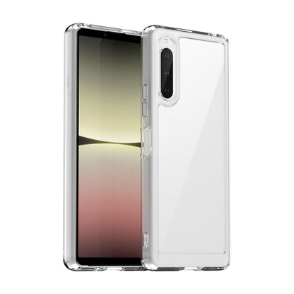 Clear phone case with transparent sides, dual camera cutout and slim raised bezel