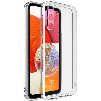 Clear TPU phone case with camera cutouts and protective side button covers