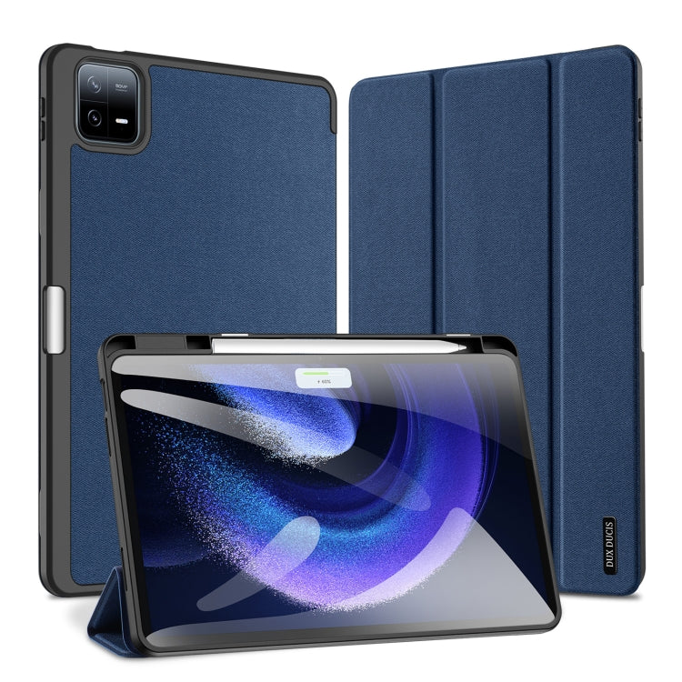DUX DUCIS Domo Series Magnetic Flip Leather Tablet Case, For Redmi Pad 2 SE 9.7 inch 2026, For Xiaomi Pad 8 / 8 Pro / 7 / 7 Pro, For Xiaomi Pad 7S Pro 12.5, For Xiaomi Redmi Pad 2, For Xiaomi Redmi Pad SE 4G, For Xiaomi Redmi Pad SE                    ...