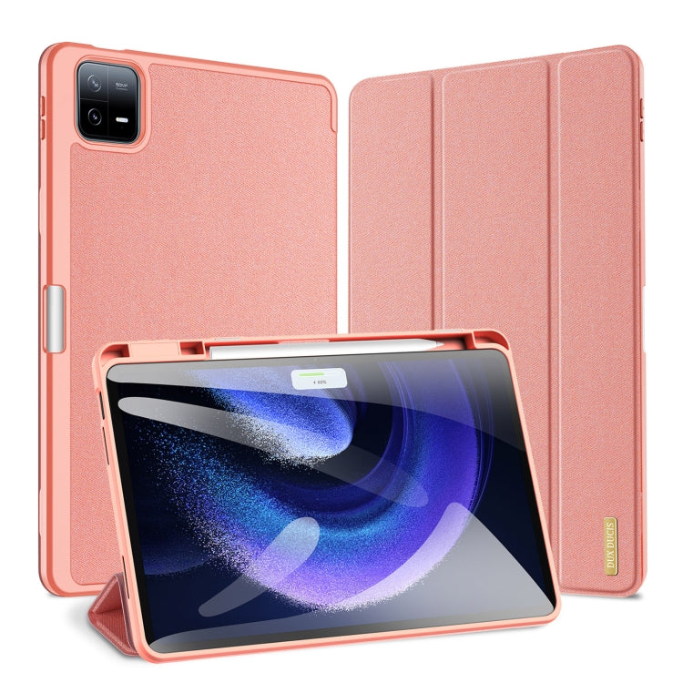 DUX DUCIS Domo Series Magnetic Flip Leather Tablet Case, For Redmi Pad 2 SE 9.7 inch 2026, For Xiaomi Pad 8 / 8 Pro / 7 / 7 Pro, For Xiaomi Pad 7S Pro 12.5, For Xiaomi Redmi Pad 2, For Xiaomi Redmi Pad SE 4G, For Xiaomi Redmi Pad SE                    ...