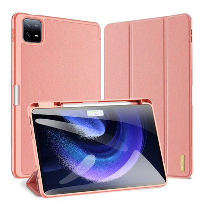 DUX DUCIS Domo Series Magnetic Flip Leather Tablet Case, For Redmi Pad 2 SE 9.7 inch 2026, For Xiaomi Pad 8 / 8 Pro / 7 / 7 Pro, For Xiaomi Pad 7S Pro 12.5, For Xiaomi Redmi Pad 2, For Xiaomi Redmi Pad SE 4G, For Xiaomi Redmi Pad SE                    ...