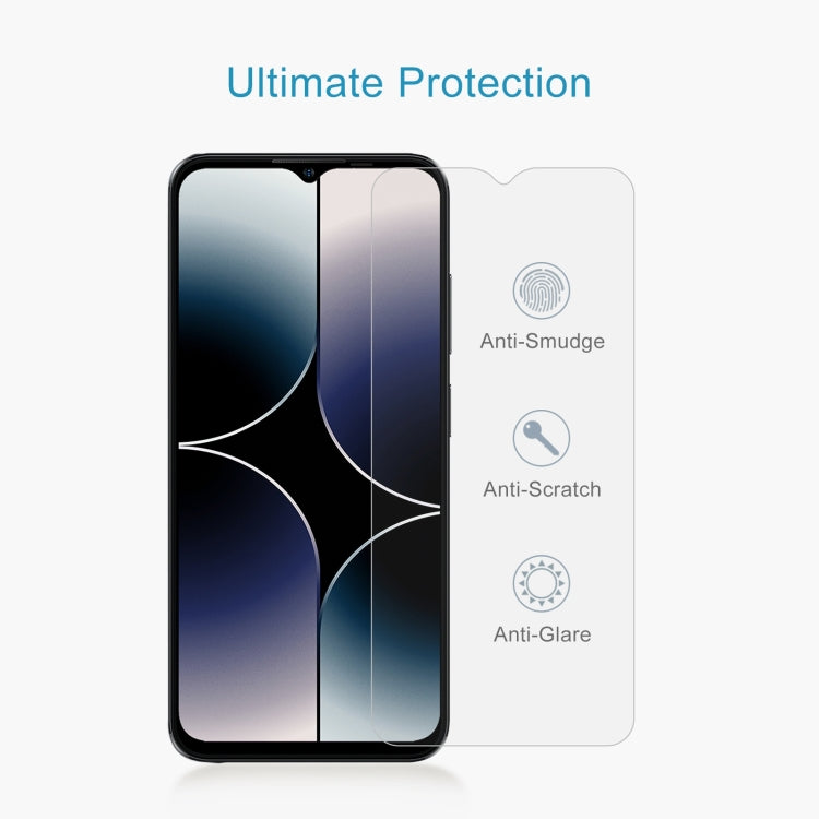 Tempered glass screen protector for phone screen with anti-smudge, anti-scratch, anti-glare