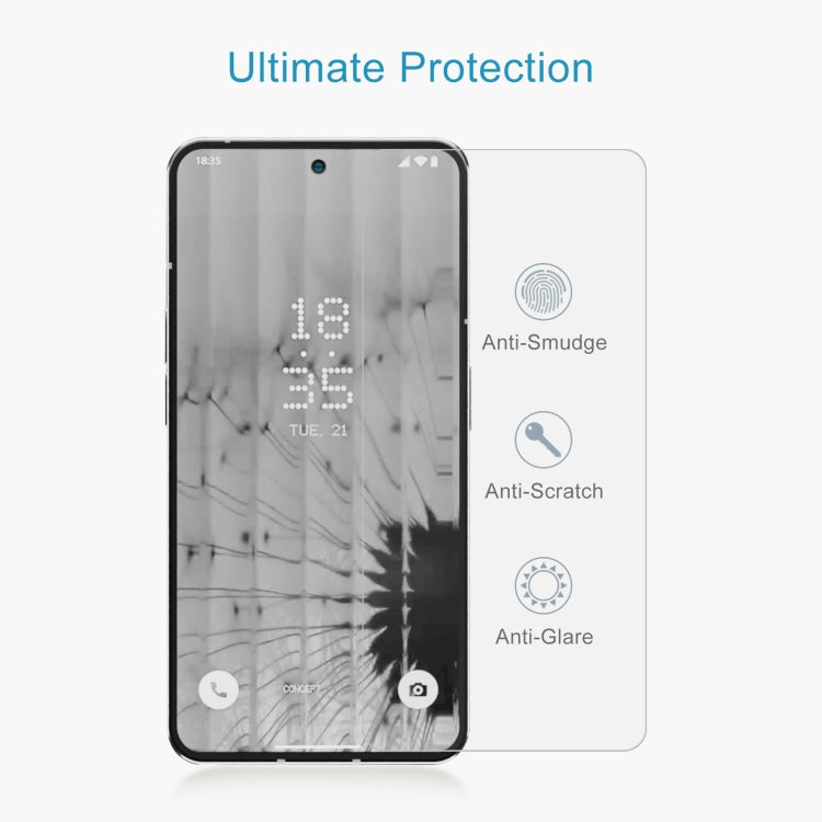 Tempered glass screen protector film for phone with anti-smudge, anti-scratch, anti-glare