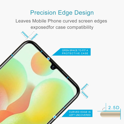 2.5D curved-edge tempered glass screen protector film for case compatibility