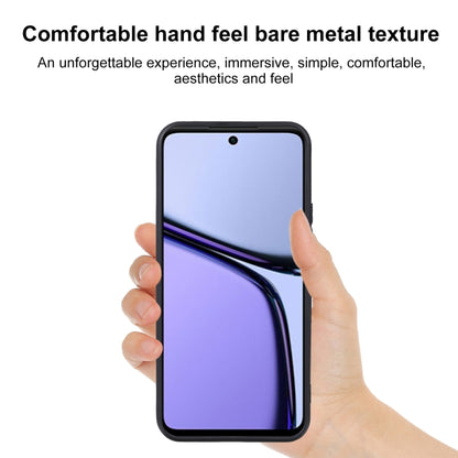 TPU phone case on a phone, shown held in hands at front view