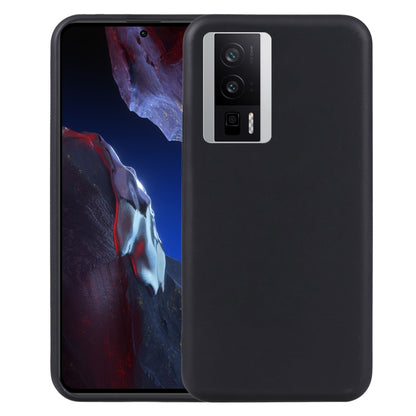 Black TPU phone case with dual camera cutout for Xiaomi Poco F5 Pro