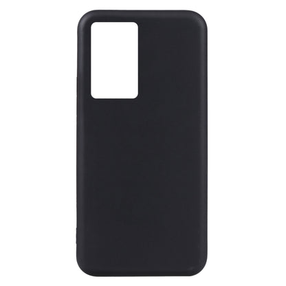 Black TPU phone case with large back opening for Xiaomi Poco F5 Pro