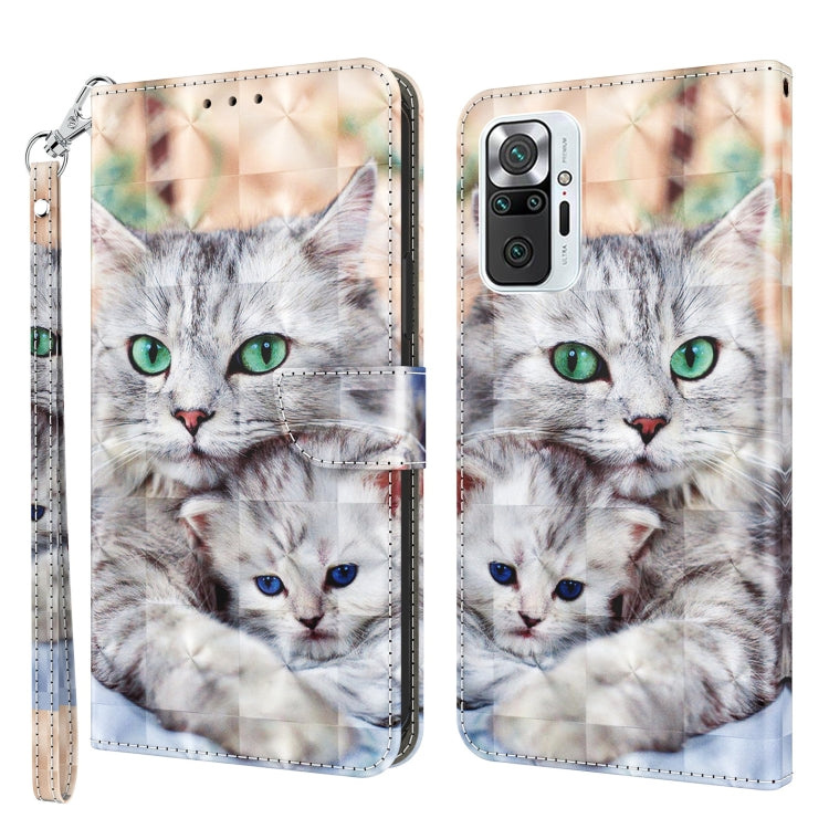 Light leather wallet phone case with white cat collage and green eyes, wrist strap