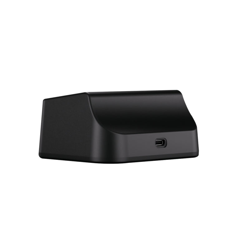 Black desktop charging dock with USB-C port on the side, for AGM G2