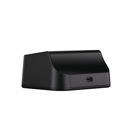 Black desktop charging dock with USB-C port on the side, for AGM G2
