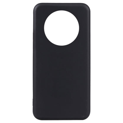 Black TPU phone case back with circular camera cutout and flash opening