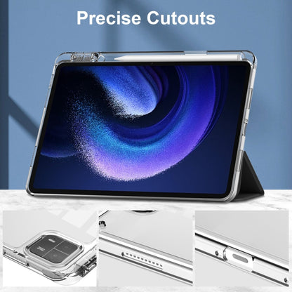 Clear TPU tablet case with precise cutouts and front screen protector edge