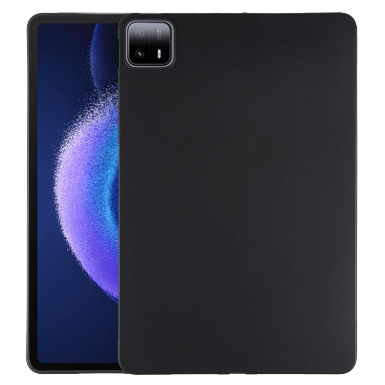 Black TPU tablet case with camera cutout and protective edge coverage