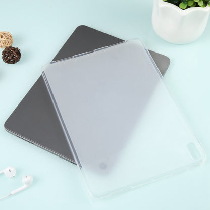 Clear TPU tablet case with stand-style front cover for angled viewing