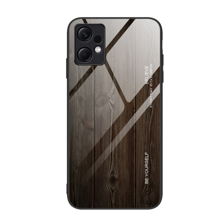 Dark brown wood-grain TPU phone case with diagonal geometric stripes